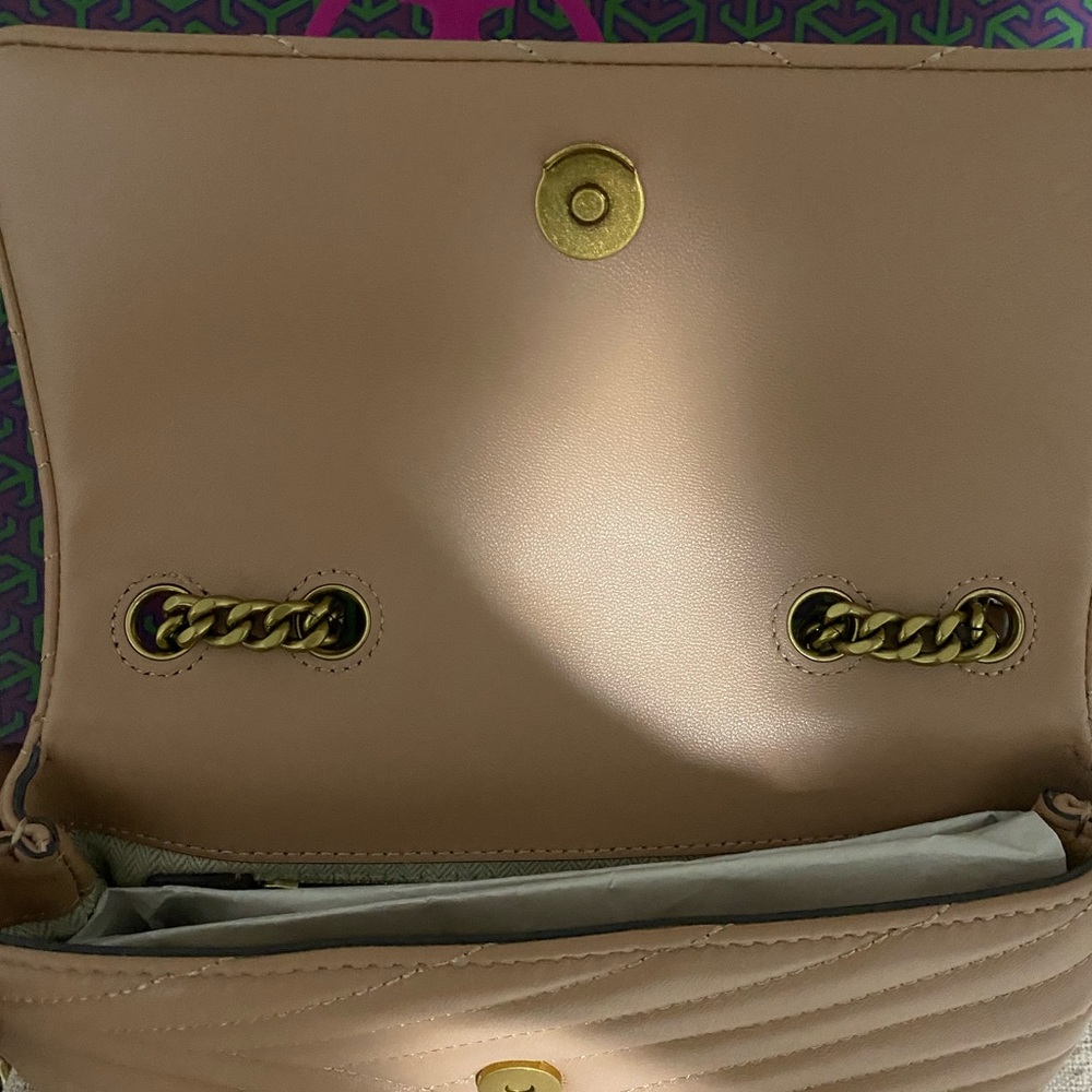Terry Burch blush pink shoulder/Crossbody bag